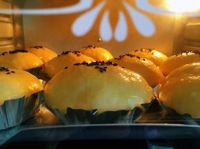 上下火170度烤20～25分钟，最后看上色程度适当加盖锡纸，以免上色过深