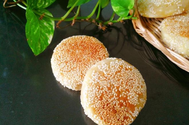 香酥芝麻烧饼