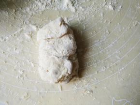 将每份拉长，三折