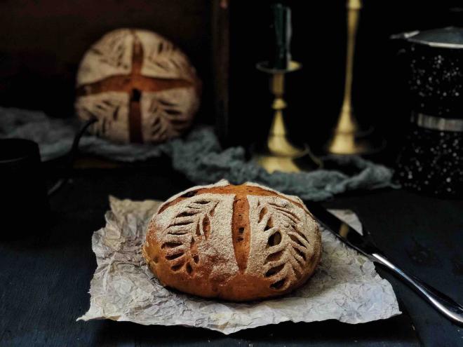 红糖桂圆黑麦软欧