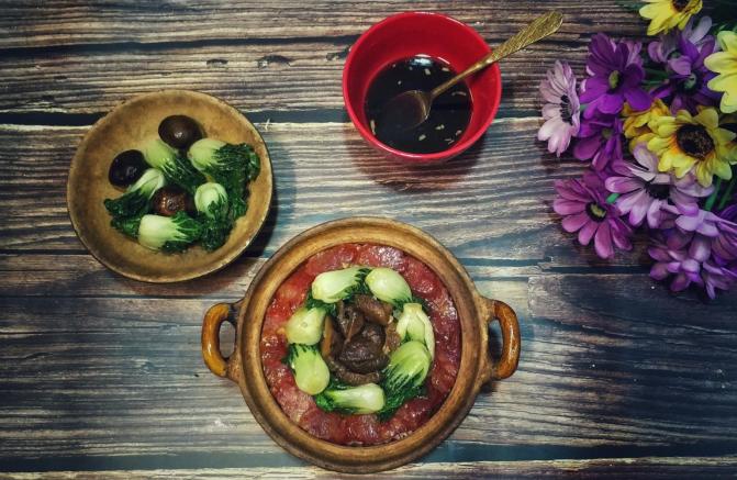 电饭煲版--腊肠煲仔饭