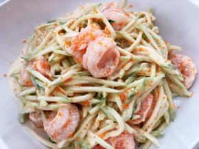 做好的沙律，放入冰箱冷藏半小时后可以开吃。