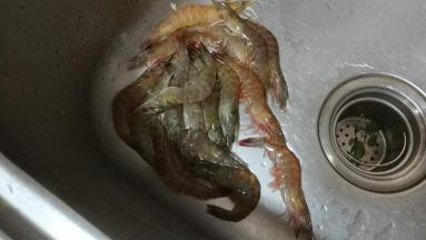 虾处理好