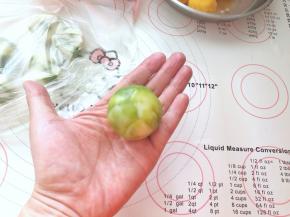 19、向上慢慢收口。