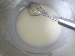 搅拌到糖粉完全融化就可以了