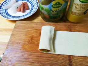 从午餐肉这头卷起来