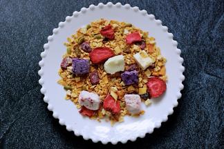 看看这个麦片不仅料足好吃营养，而且颜值也是爆棚呀。