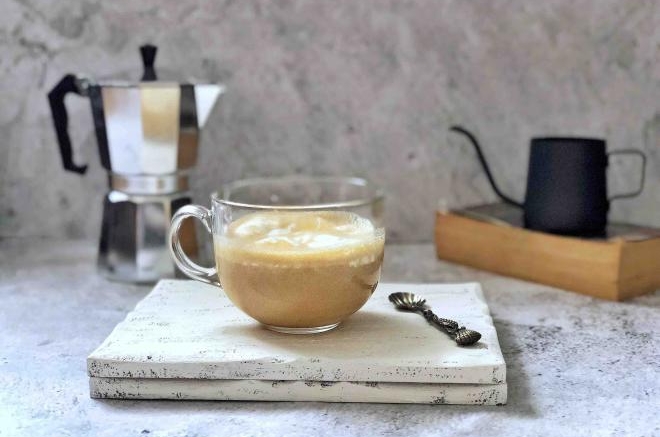 棉花糖咖啡奶昔