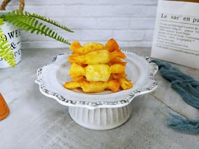 外皮酥 脆，香蕉嫩滑。