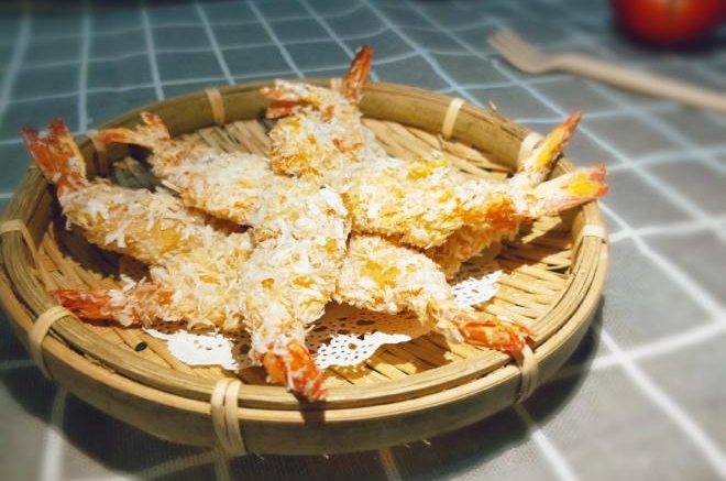 无油炸虾