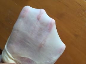 直到能拉出薄膜即可，放回面包机中发酵，