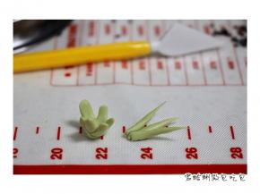 6. 凤梨叶制作，整形