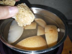 差不多结束放入石蜂糖或冰糖