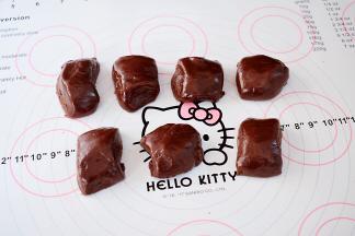 醒发好的饼皮分成7份