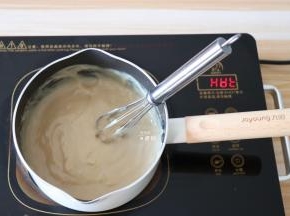 煮至粘稠，几乎无流动性即可；