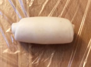 这个是卷好的一个面团。
