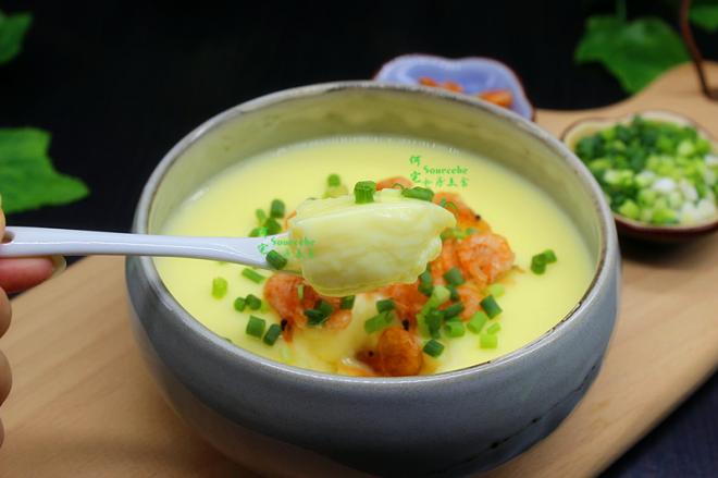 磷虾蒸滑蛋