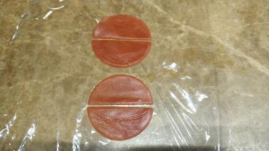 刮板刀切对半