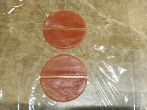 刮板刀切对半