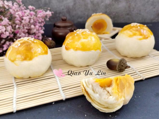 桃山皮馅蛋黄酥