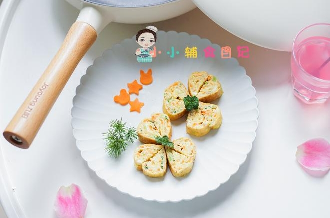 10个月以上辅食肉末蔬菜玉子烧