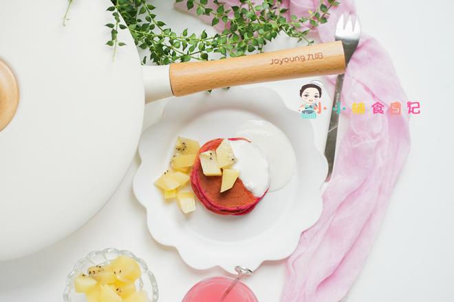 9个月以上辅食快手火龙果松饼