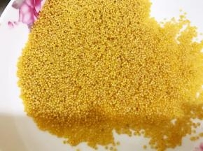 小米淘洗干净