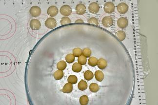 水油皮和油酥都分成16份