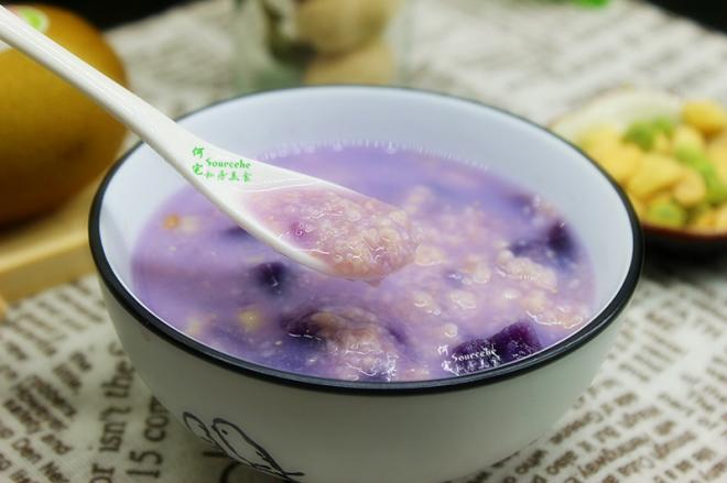 燕麦紫薯粥