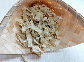 准备干豆皮，暑假回老妈家带过来的！