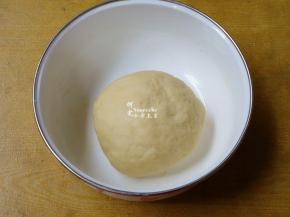 拌均揉成光滑的面团，盖上保鲜膜，静放10分钟发酵、松弛。