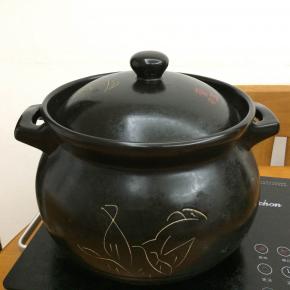 我用的是电陶炉，水烧开后转1000w煲2个小时