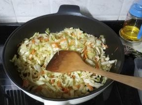 半小时后开火翻炒