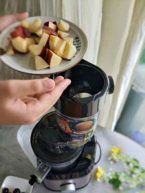 再放适量苹果