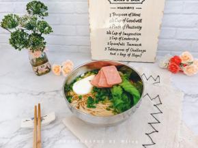 一碗美味，香喷喷的清汤面就做好了