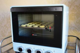 挤在烤盘上，其实曲奇的形状有很多种，我挤的这个是见到比较多的曲奇形状