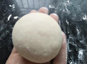 按压排气揉成圆团