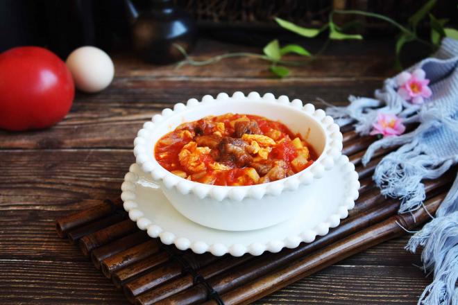 番茄鸡蛋烩牛肉