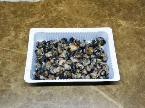 田螺挑出，清洗螺肉，反复清洗两边洗去余沙