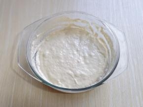 将波兰种食材全部放入器具中，放室温发酵，约3小时左右！