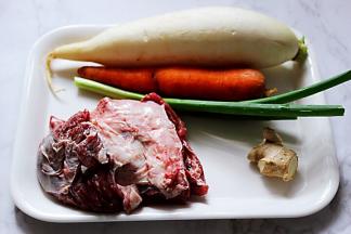 准备齐所有的食材