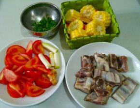 所有食材如图处理好