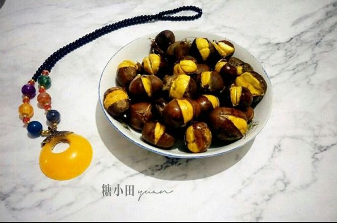 烤箱版糖炒栗子