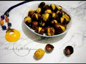 轻松剥出完整栗子肉