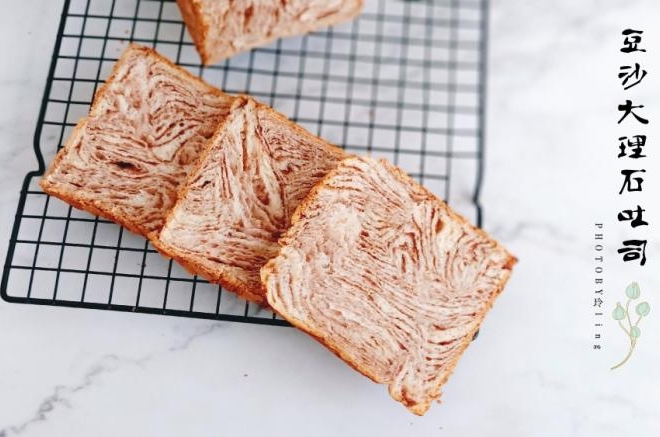 豆沙大理石吐司