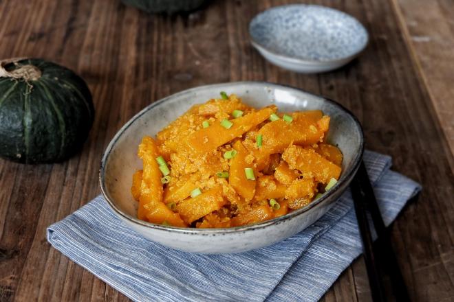 蛋黄焗南瓜（非油炸）