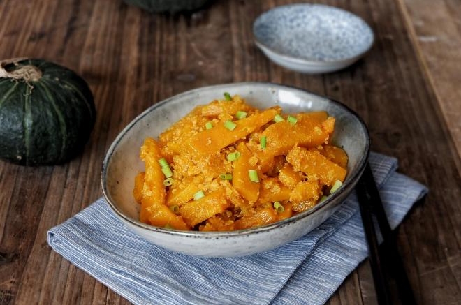 蛋黄焗南瓜（非油炸）