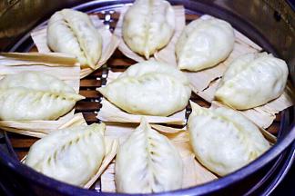 白白胖胖的茄丁酱肉包子出锅咯。