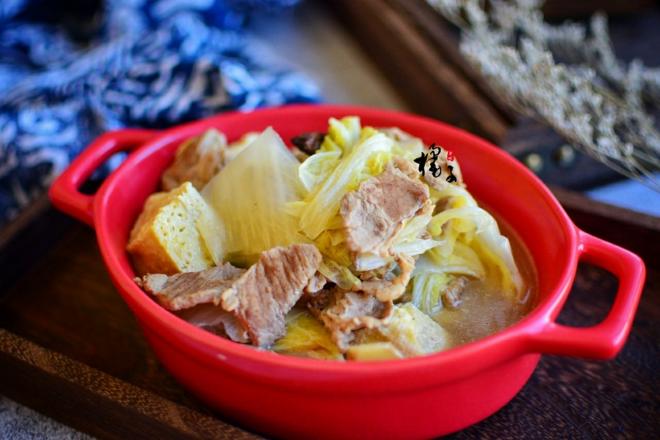 大白菜炖冻豆腐