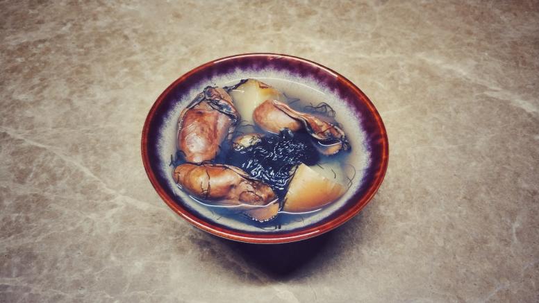 发菜蚝士响螺片苹果汤